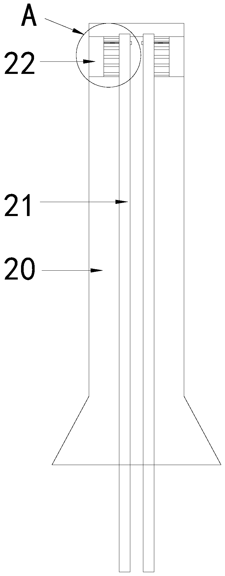 Plasma display screen of PDP discharge electrode