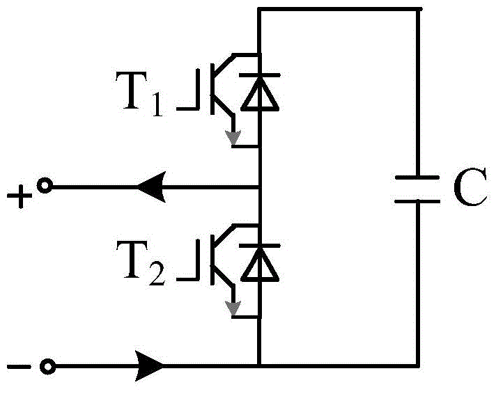 Modular multilevel converter and hybrid double-unit sub-module