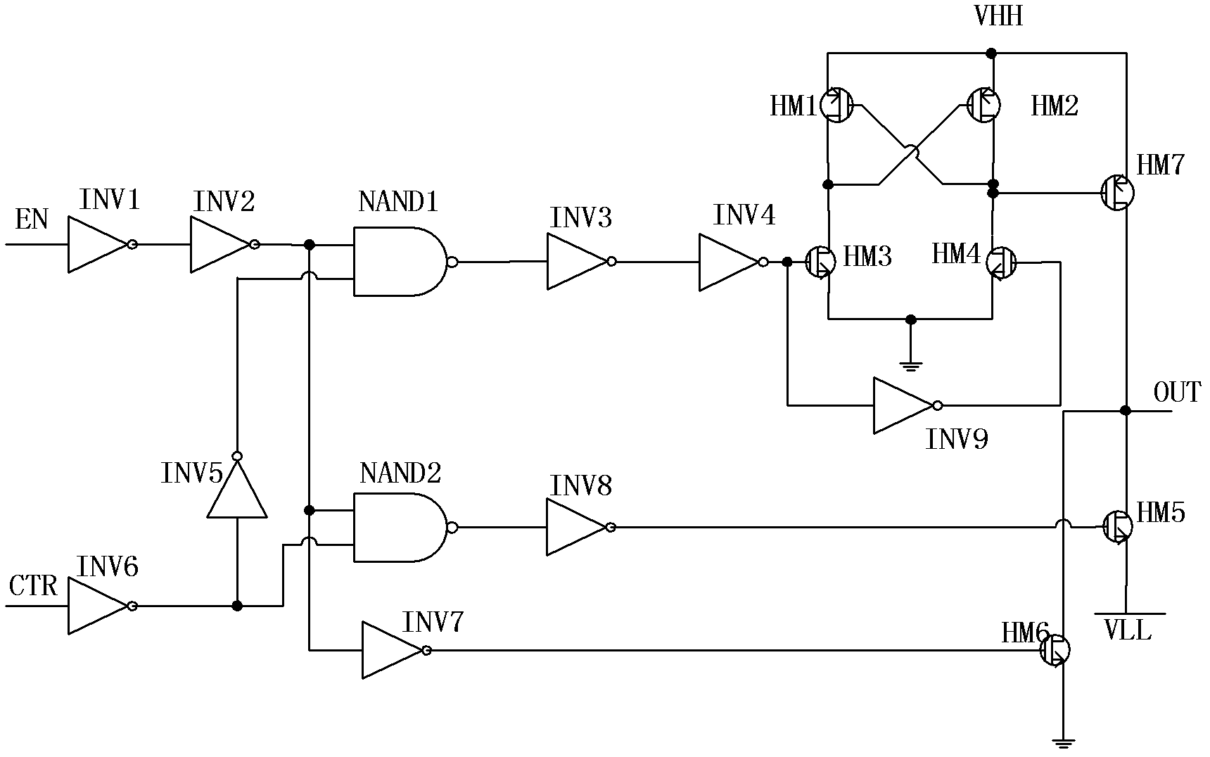 Control circuit for eliminating glittering and shutdown ghosting phenomena of thin film field effect transistor