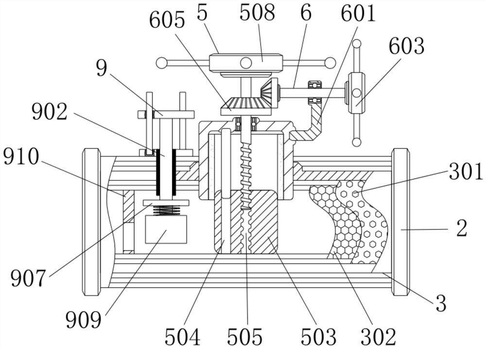 A flow control valve with flow stop function