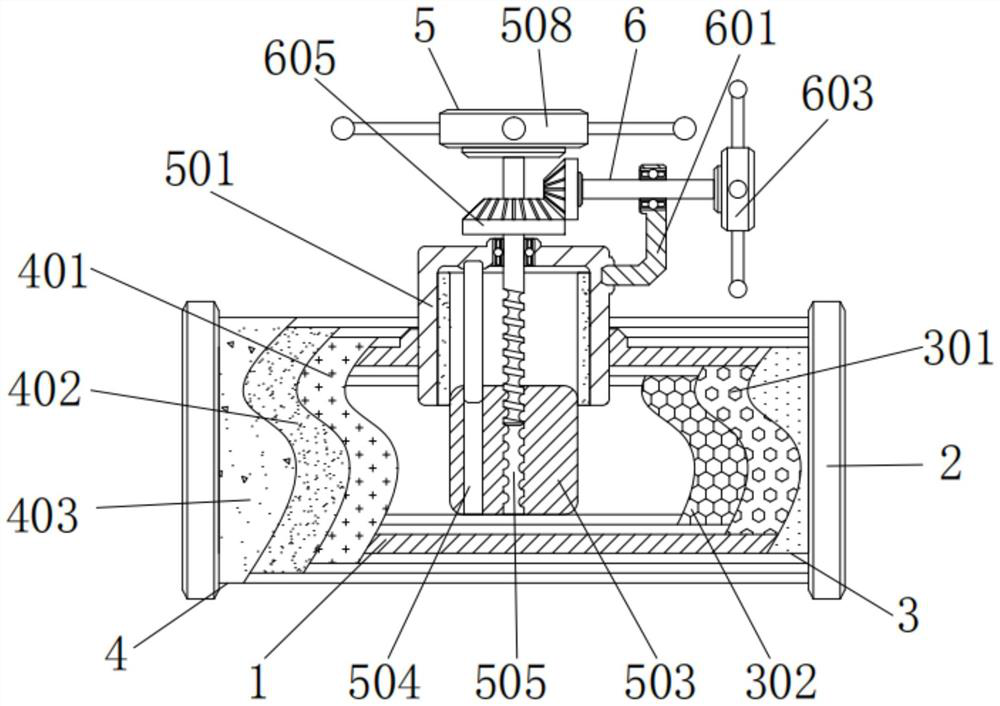 A flow control valve with flow stop function