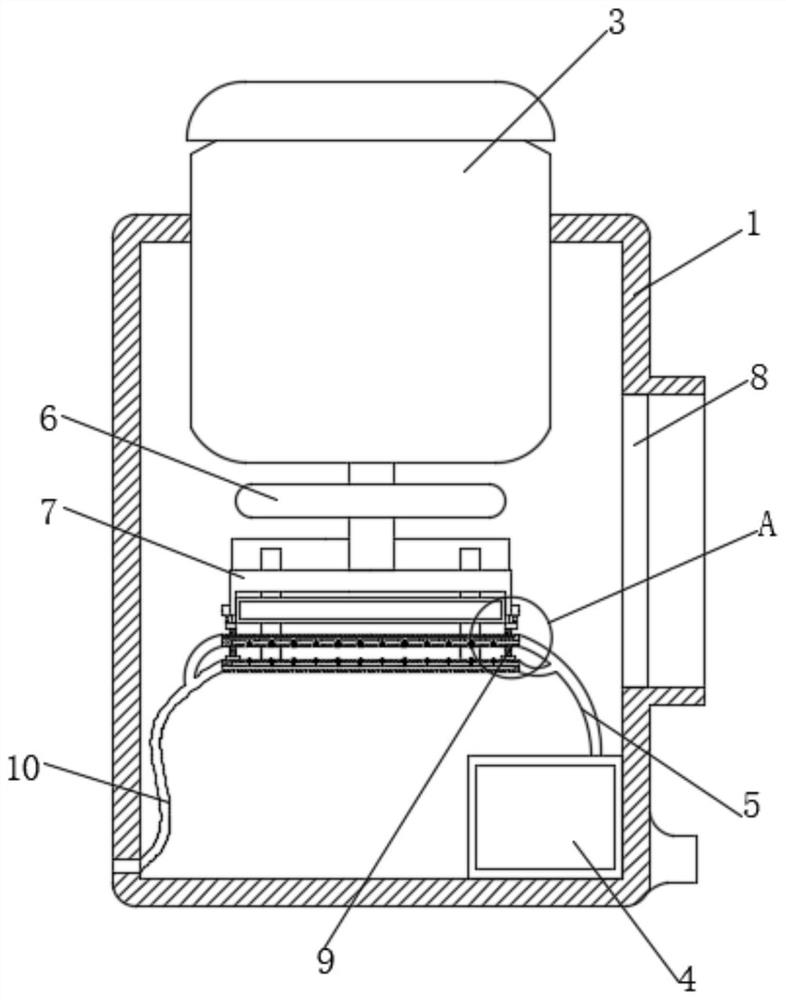 Novel ceramic bending resistance degree testing device