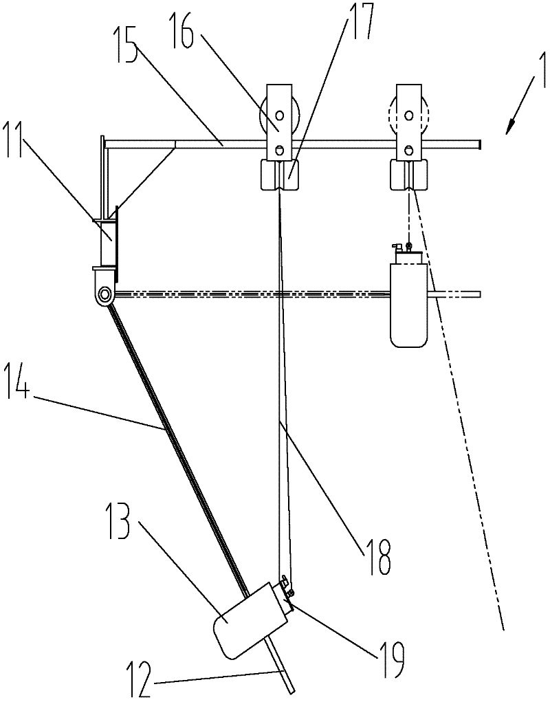 Falling object impact test apparatus and cab integrated test system