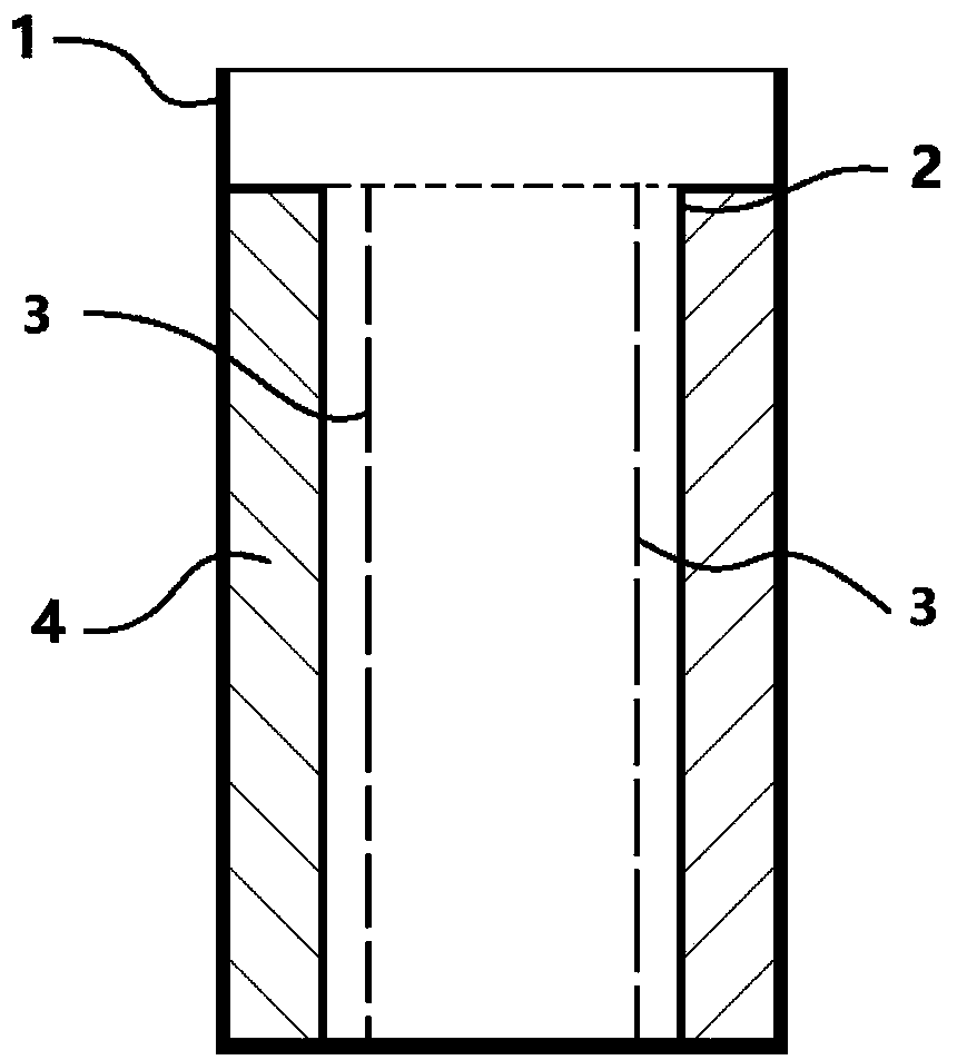 Cylindrical lithium ion power battery shell and manufacturing method thereof