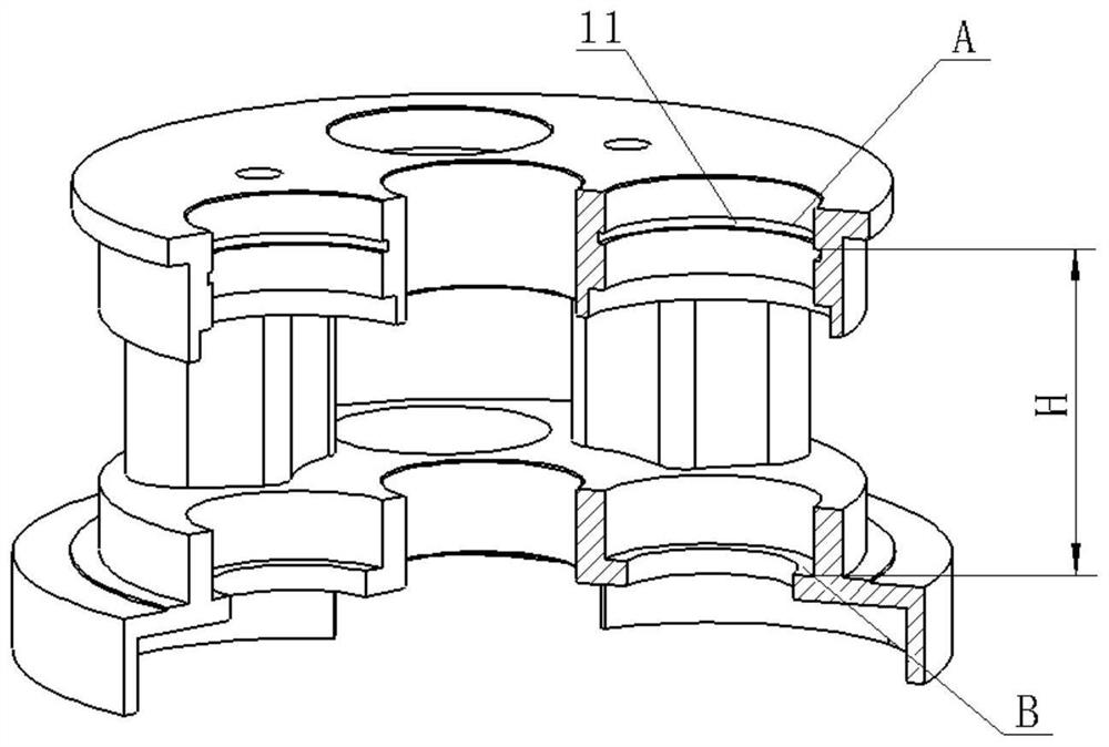 A system and method for measuring the machining accuracy of rv reducer planet carrier collar groove