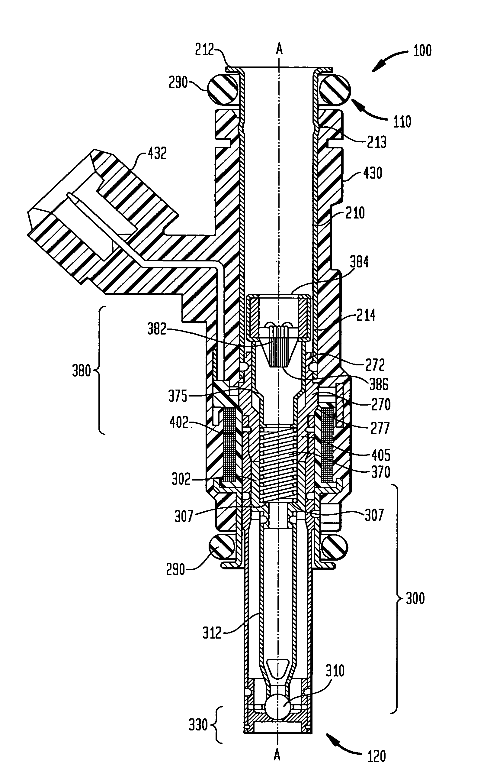 Deep pocket seat assembly in modular fuel injector having a lift setting assembly for a working gap and methods