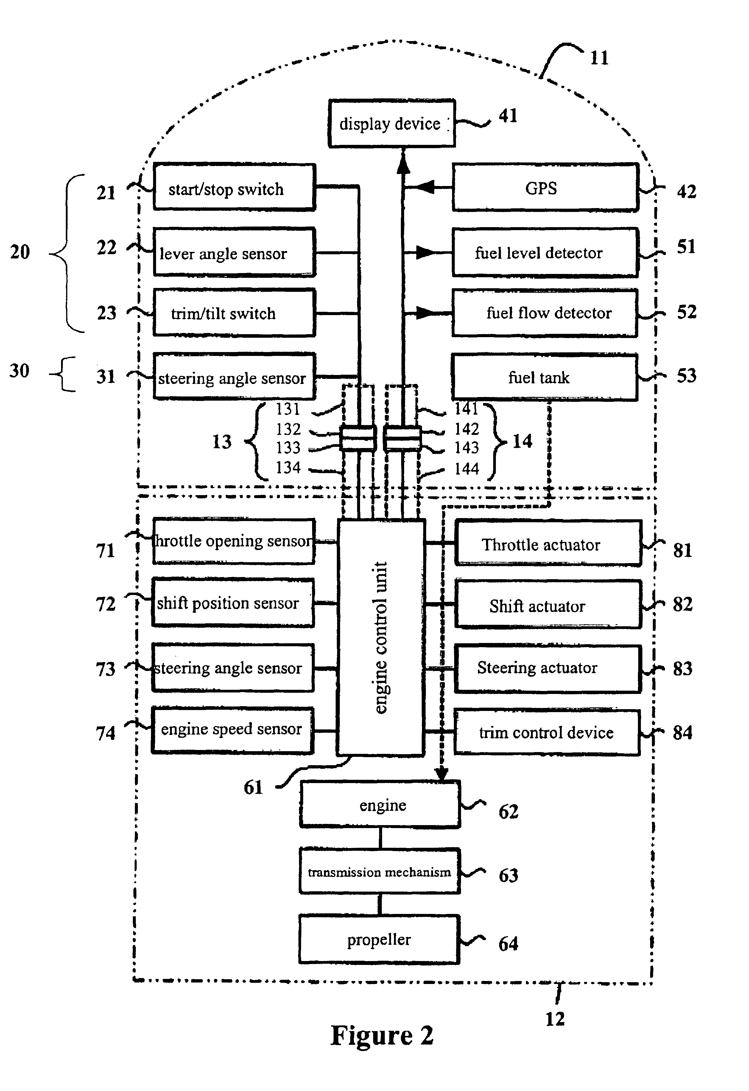 Return-to-port warning device and method