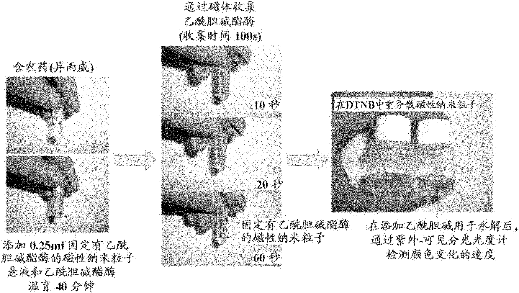 Method and device for detecting pesticide