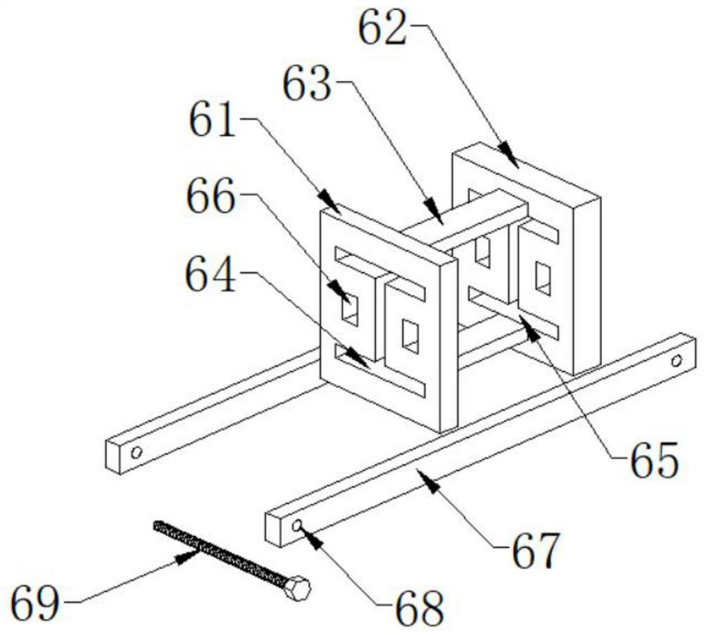 Steel beam connecting structure of steel structure factory building