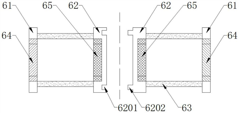 Steel beam connecting structure of steel structure factory building