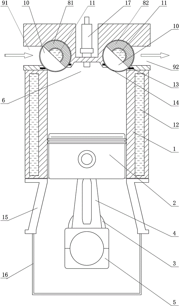 Novel valve mechanism for engine