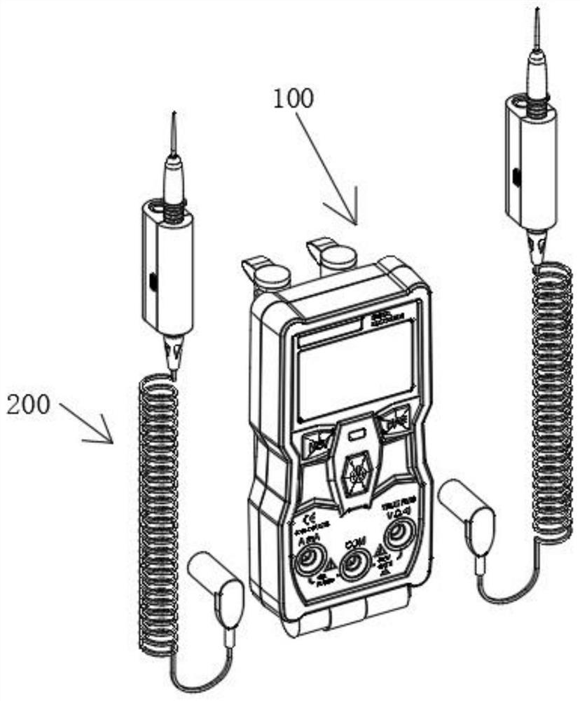 Mechanical and electrical equipment line troubleshooting device