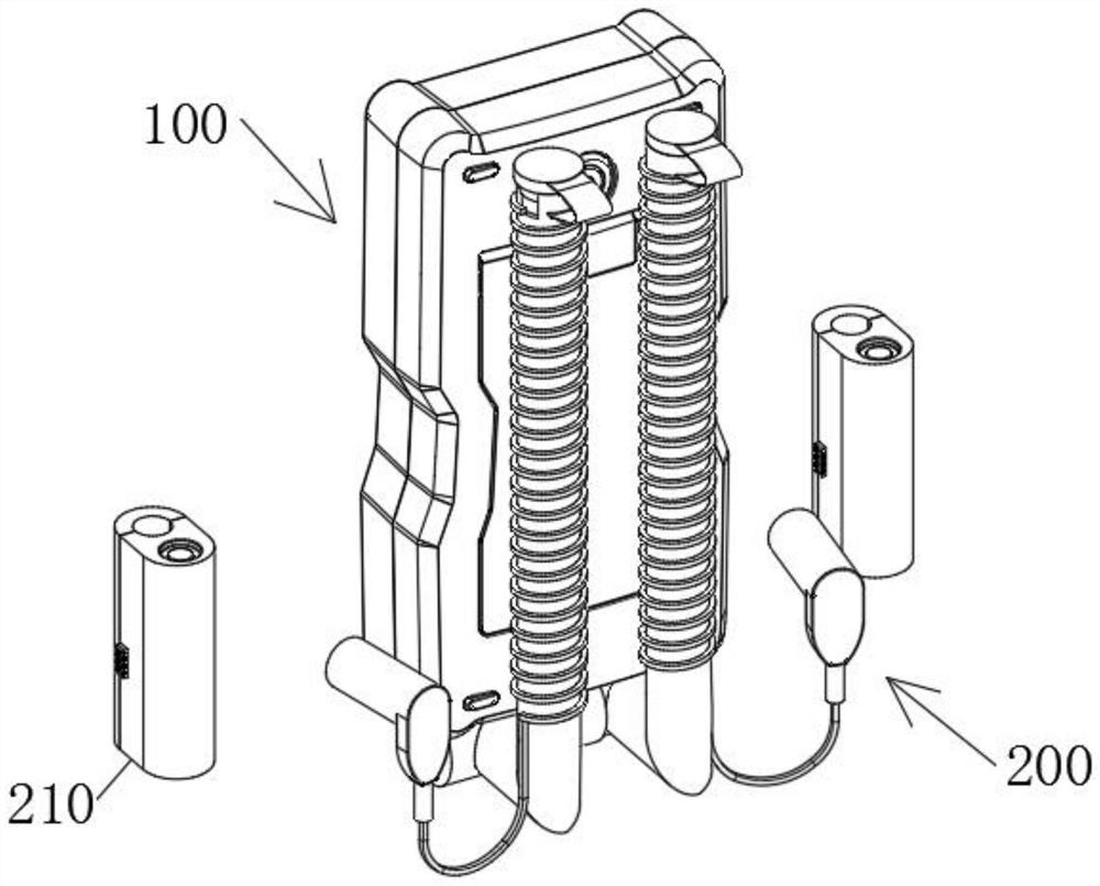 Mechanical and electrical equipment line troubleshooting device