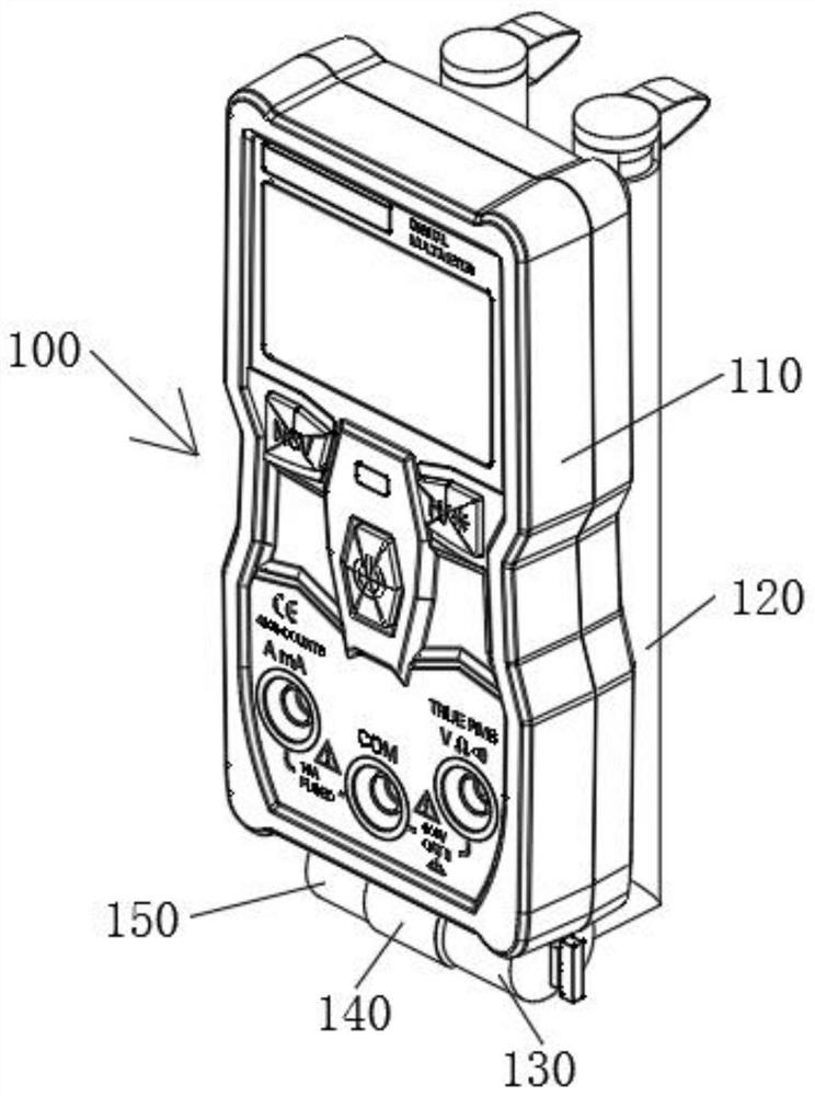 Mechanical and electrical equipment line troubleshooting device