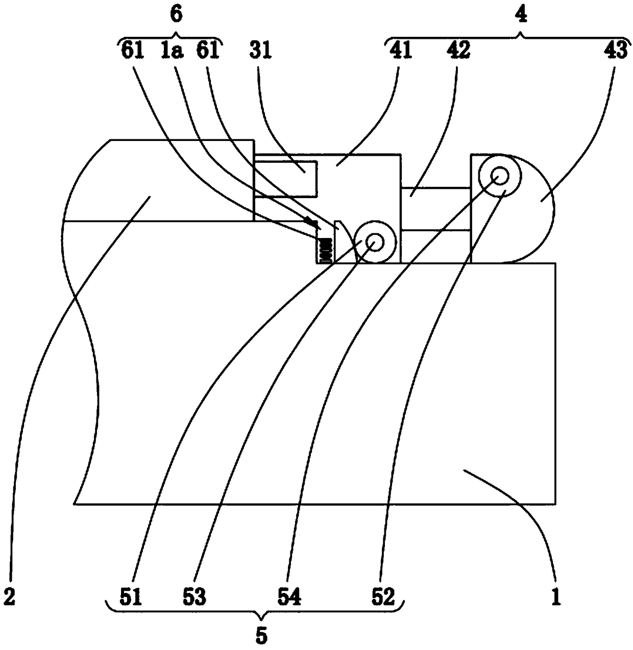 Plastic board heating bending mechanism