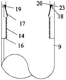 Anchor cable construction method for multi-stage segmental non-continuous pipe drilling in broken ground