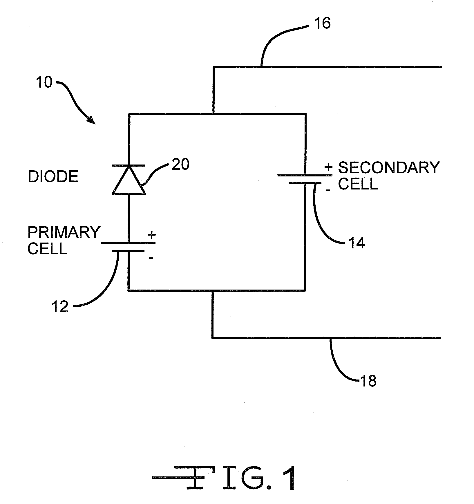 In parallel hybrid power source comprising a lithium/oxyhalide electrochemical cell coupled with a lithium ion cell