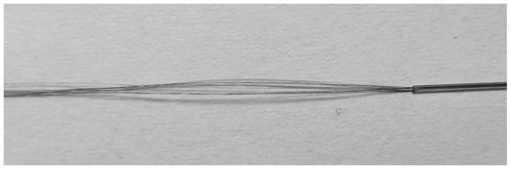 Multichannel open-tube silica gel capillary column using a metal filament as template and a preparation method thereof