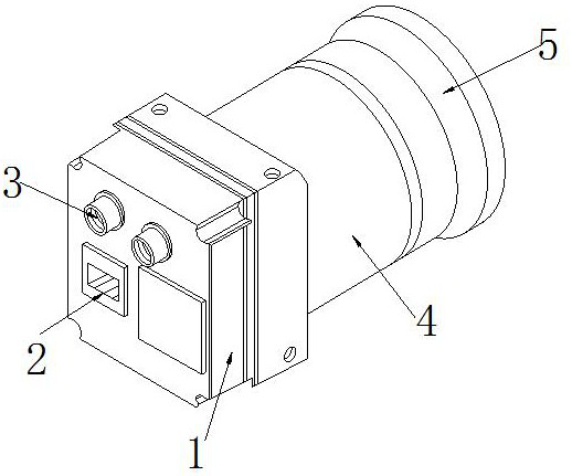 Remote sensing image processing device based on geographic information system