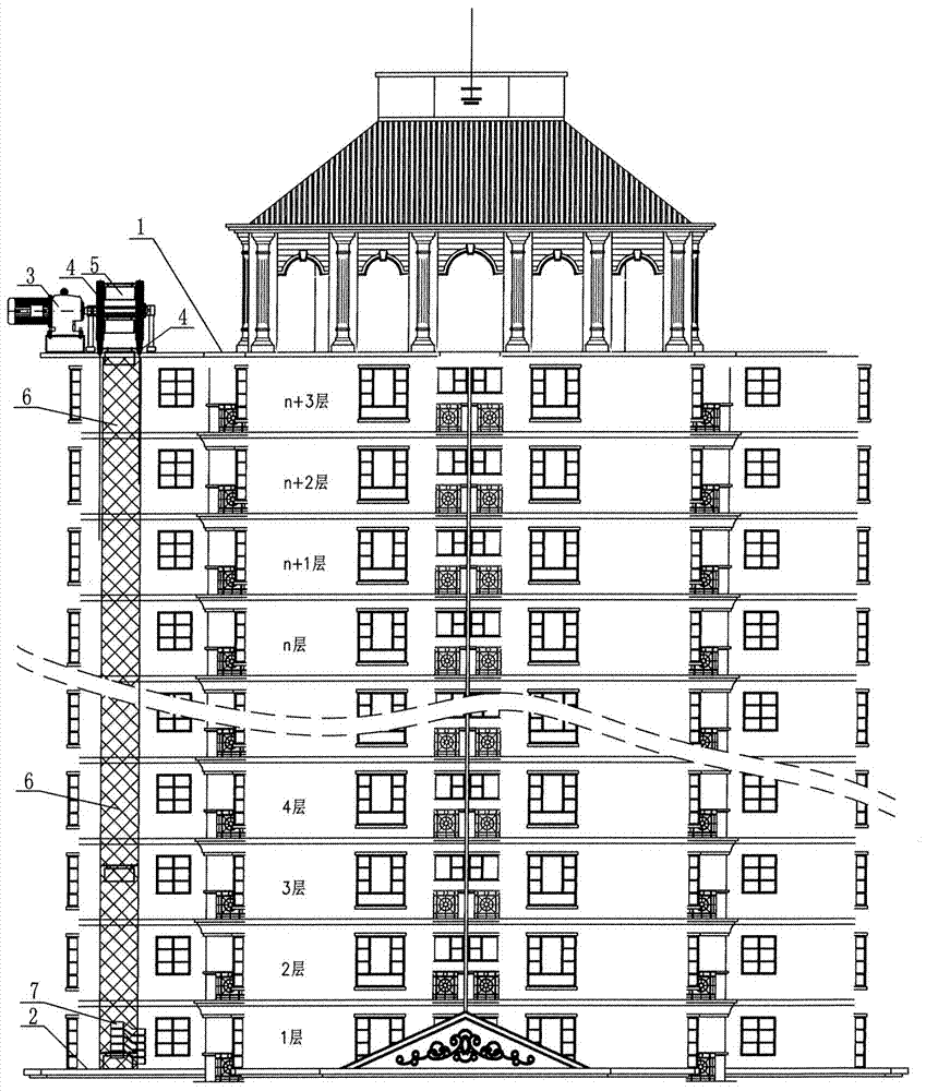 Building express item delivery device