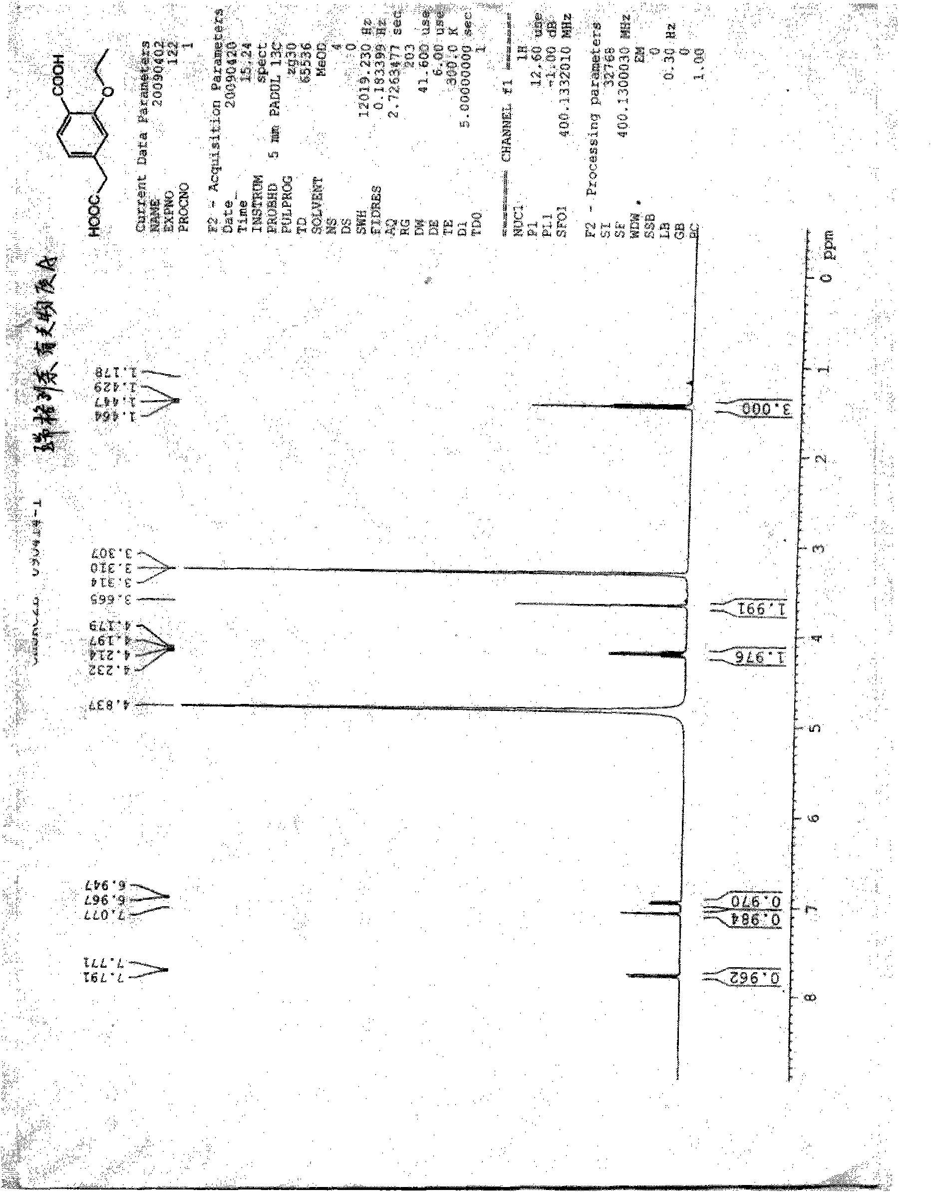 Preparation method of 3-ethyoxyl-4-carboxylphenylacetic acid