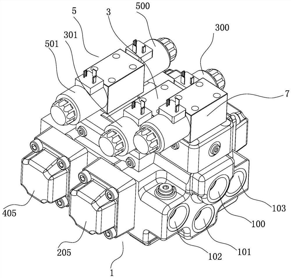 Integrated mortar pump control valve