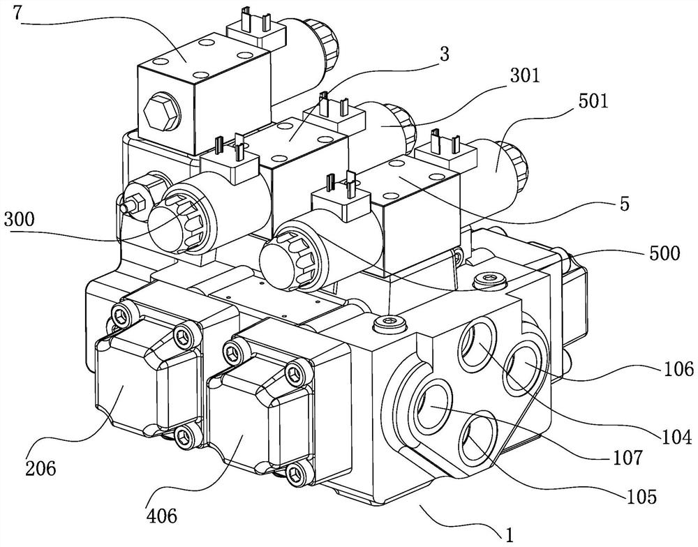 Integrated mortar pump control valve