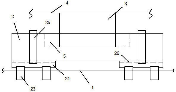 Wall dry hanging device and construction method thereof