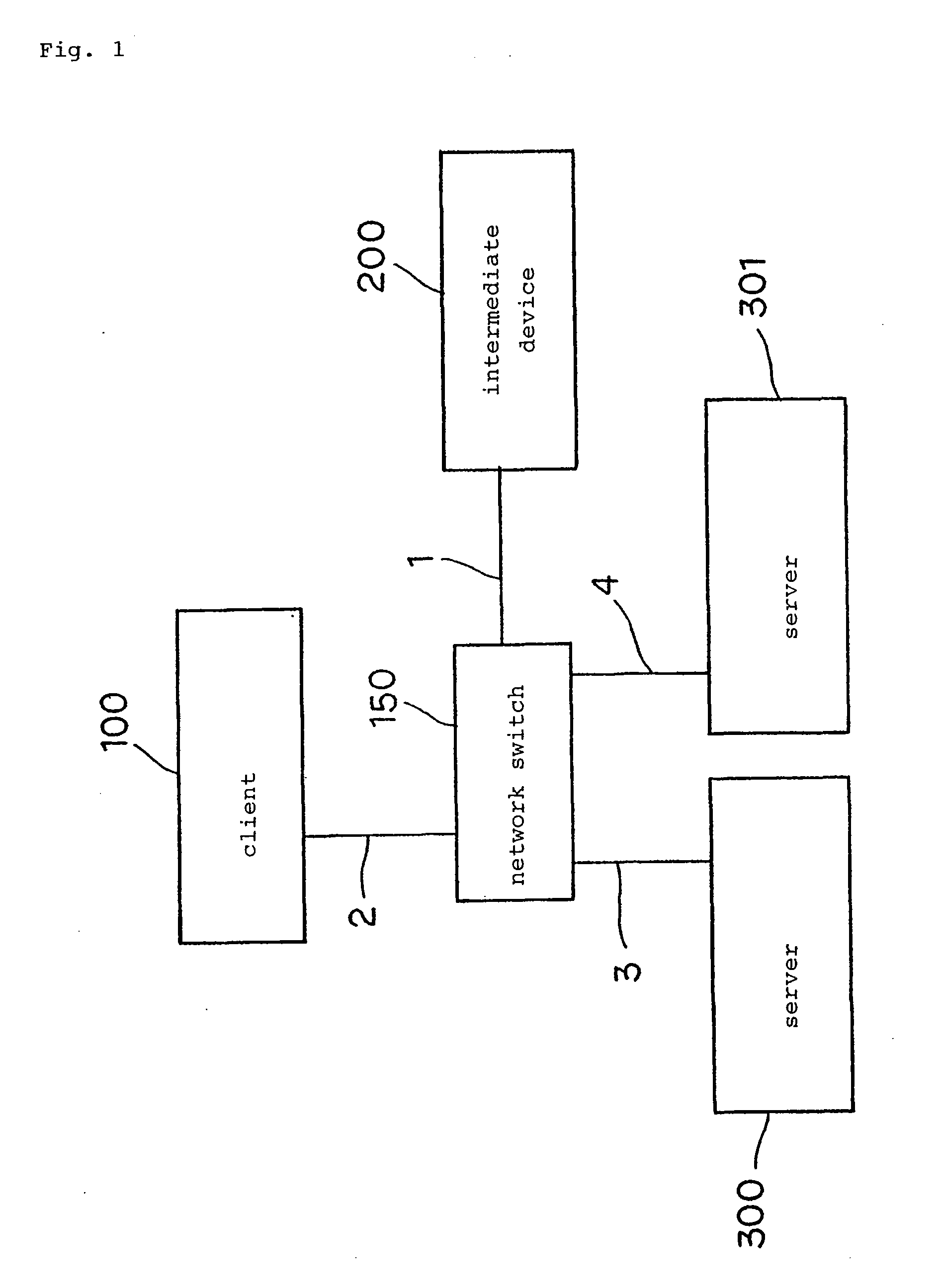 Intermediate device which can be introduced and removed in seamless way