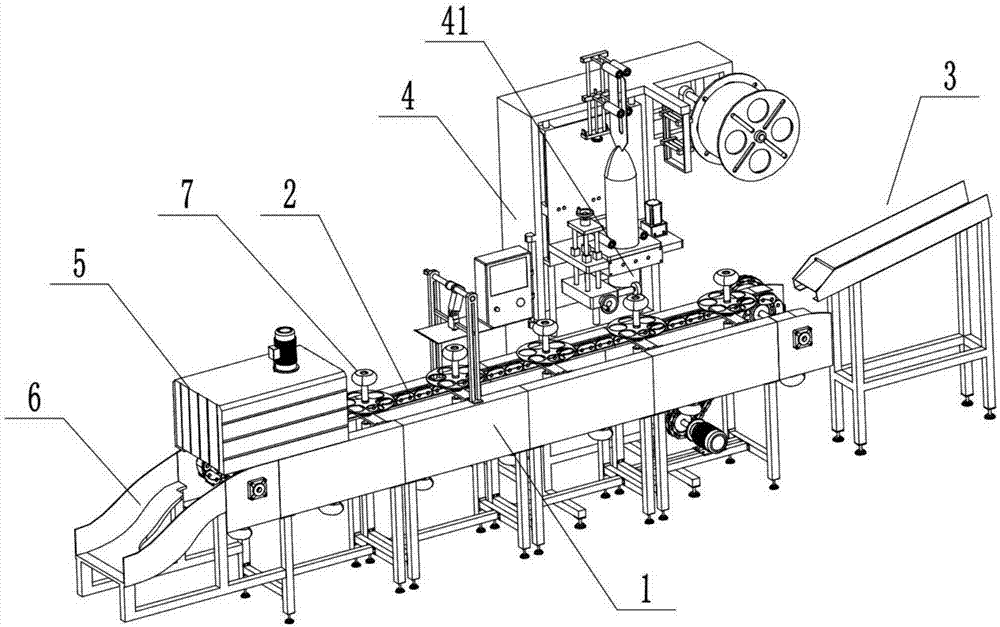 Electric wire coil automatic wrapping packaging machine and packaging method thereof