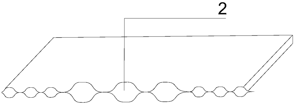 Internal part for reaction or heat exchange equipment