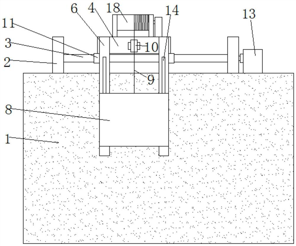 Building outer wall construction operation platform