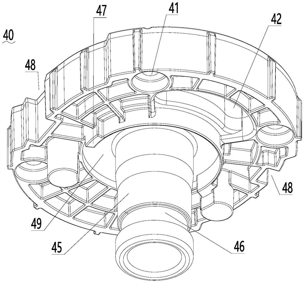 Head shaking structure and air inducing device