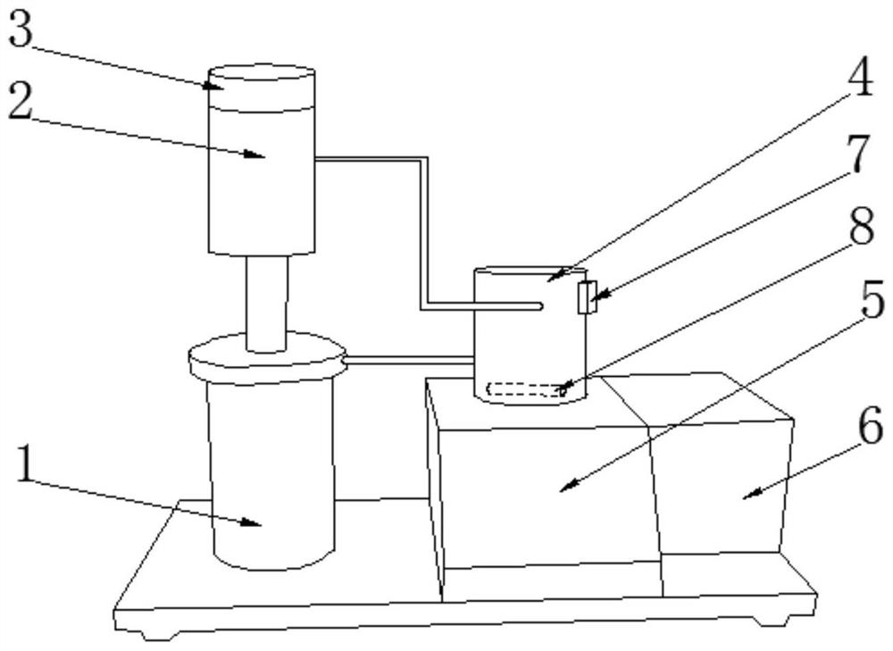 A core oil washing instrument capable of automatic sampling and detection