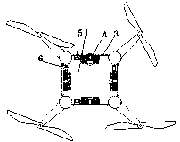 Automatic anti-collision protecting device in drone formation and application method of automatic anti-collision protecting device