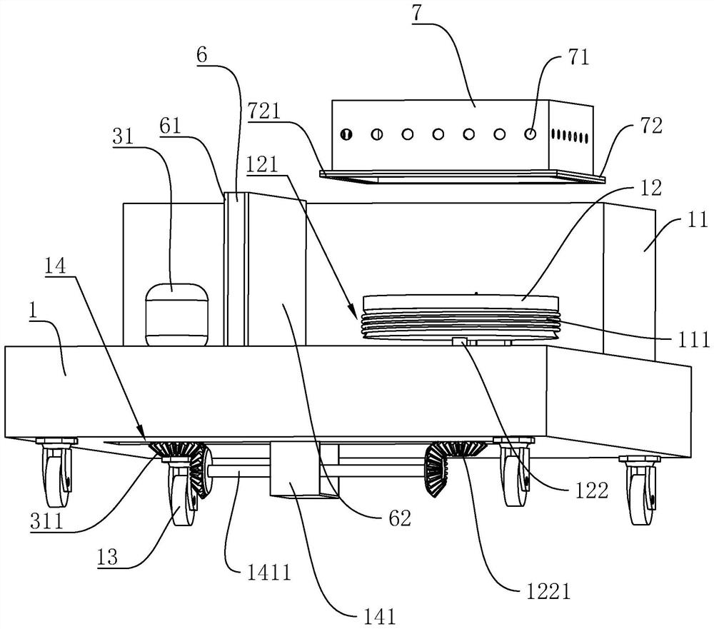 Electromechanical device mounting rack with line protection mechanism