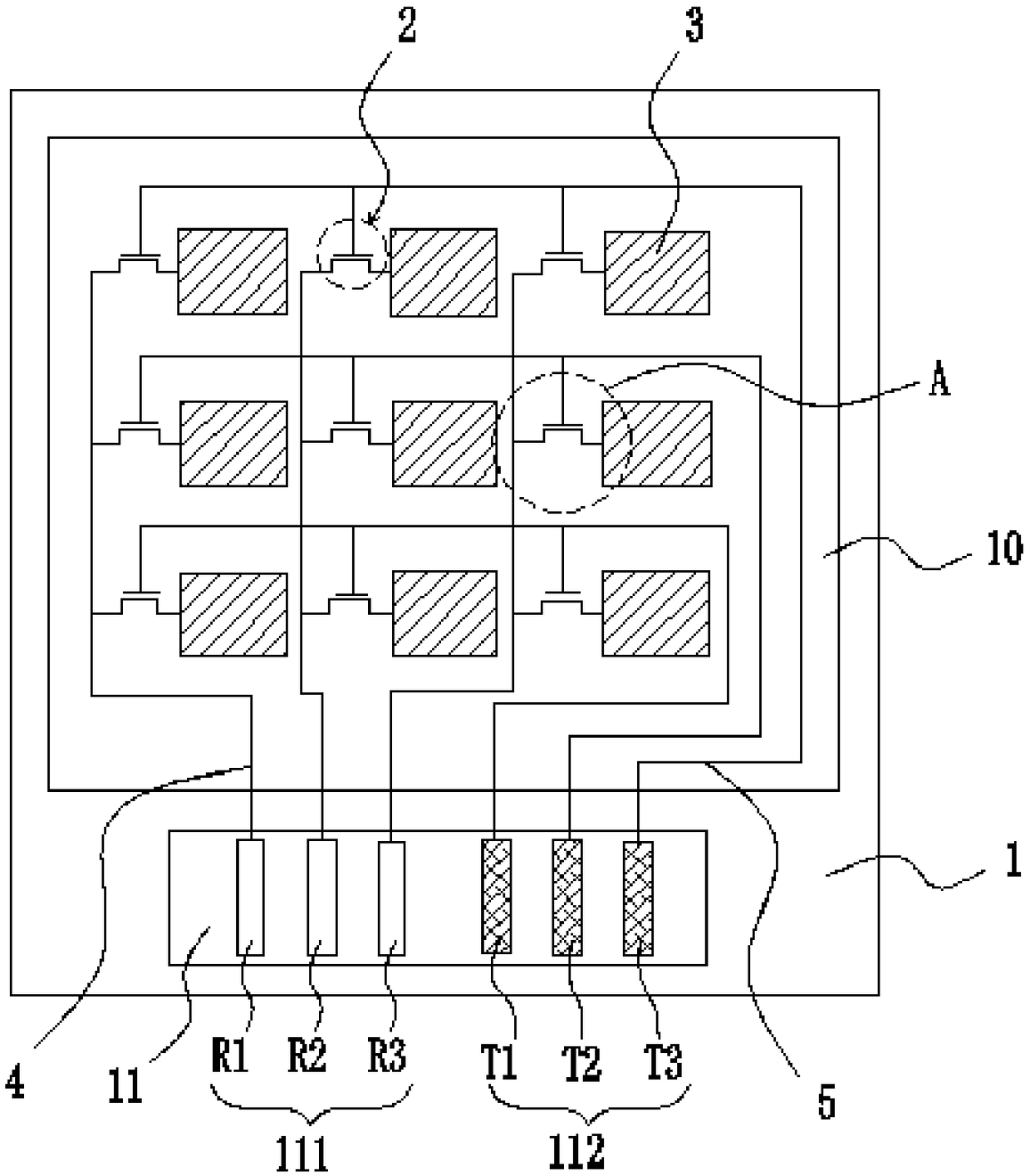 A touch control screen and a display device