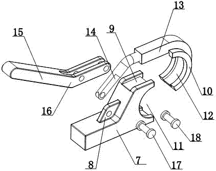 Handheld type sheathing device for washing filtering drum