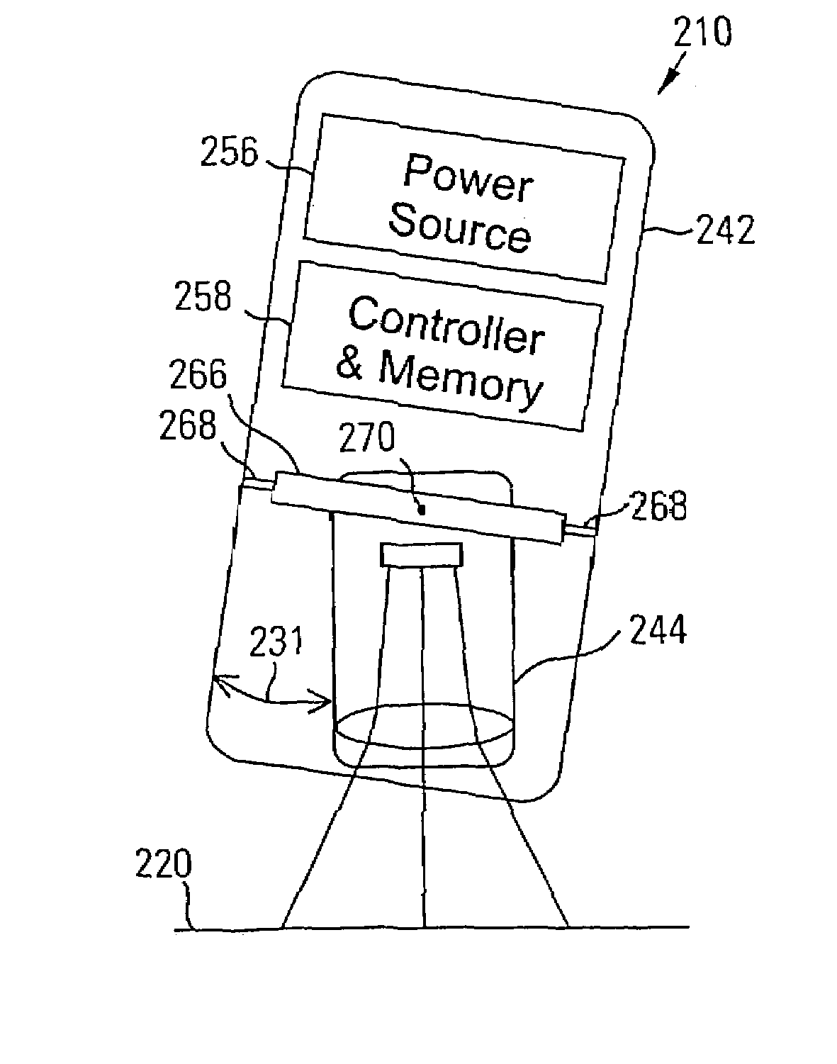 Gimbal optical system for document image capture