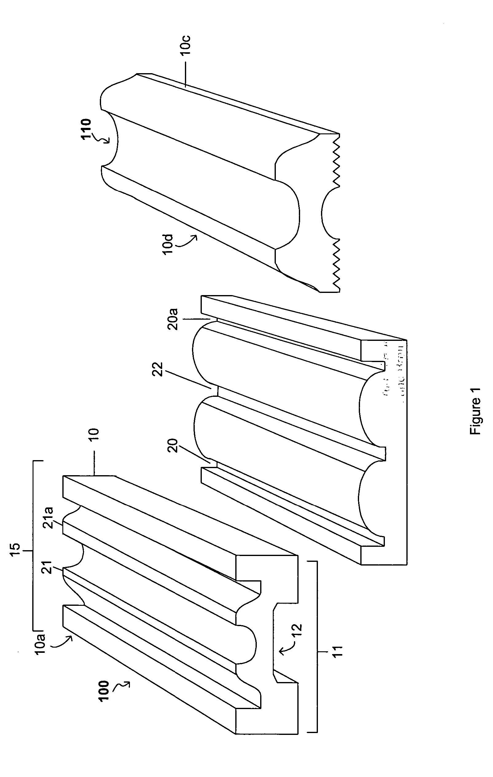 Extruded railroad tie for use with steel tie