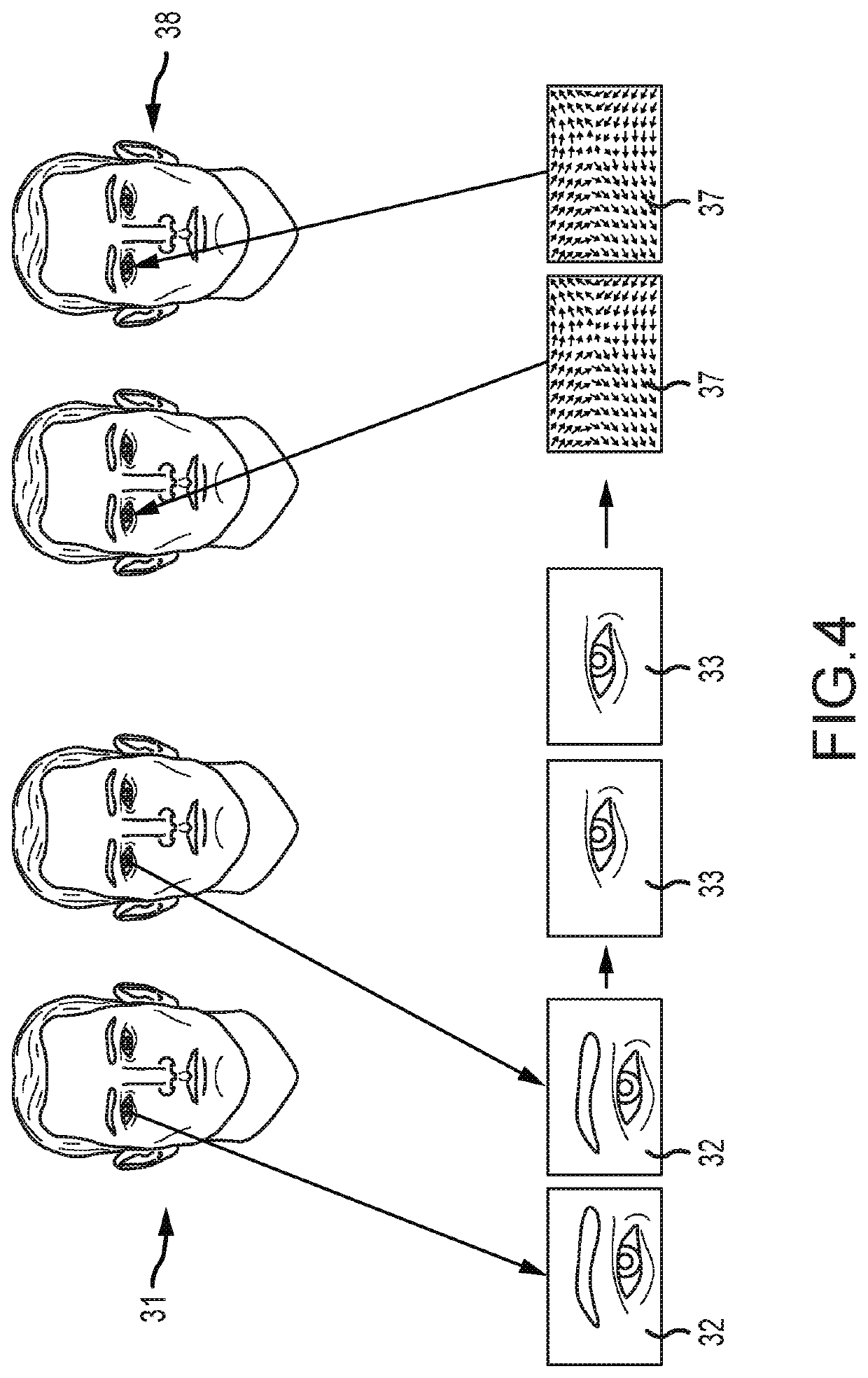 Adjusting a digital representation of a head region