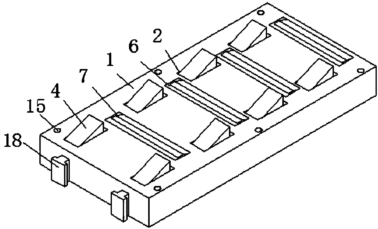 Vehicle antiskid limiting device for ferry transportation