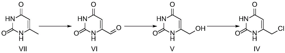 Preparation method of tipiracil intermediate