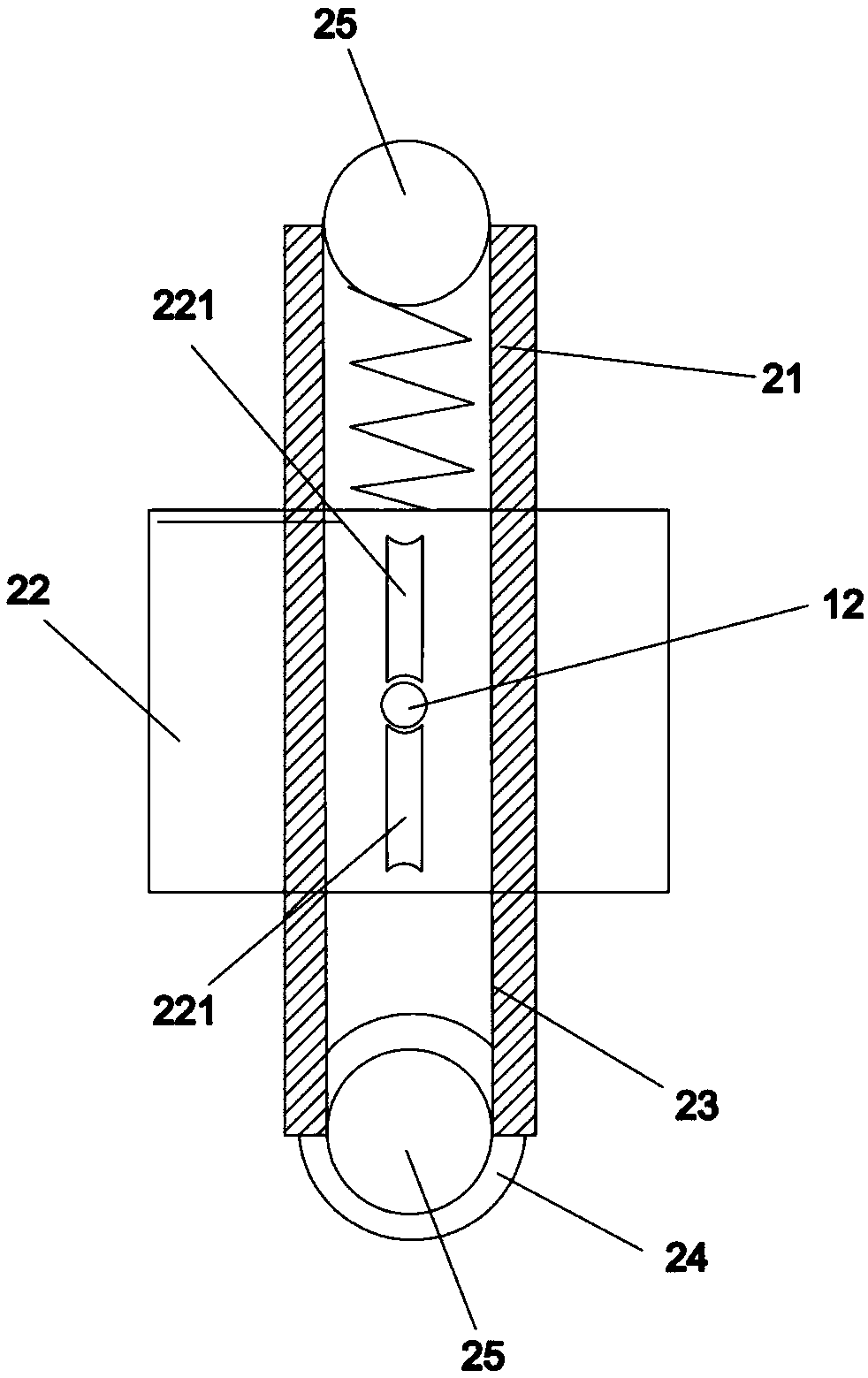 Device for automatically rewinding and releasing aircraft cable