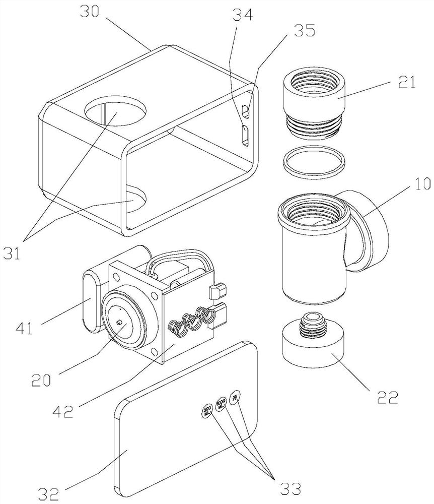 Faucet capable of rated water outflow and convenient to disassemble and assemble