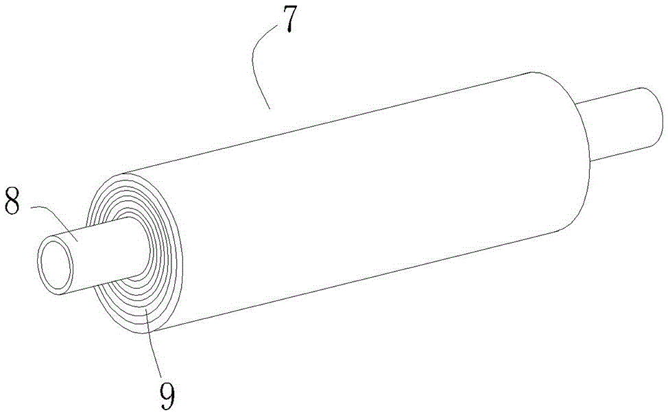 Rubber ring installation mechanism of RO machine filter element