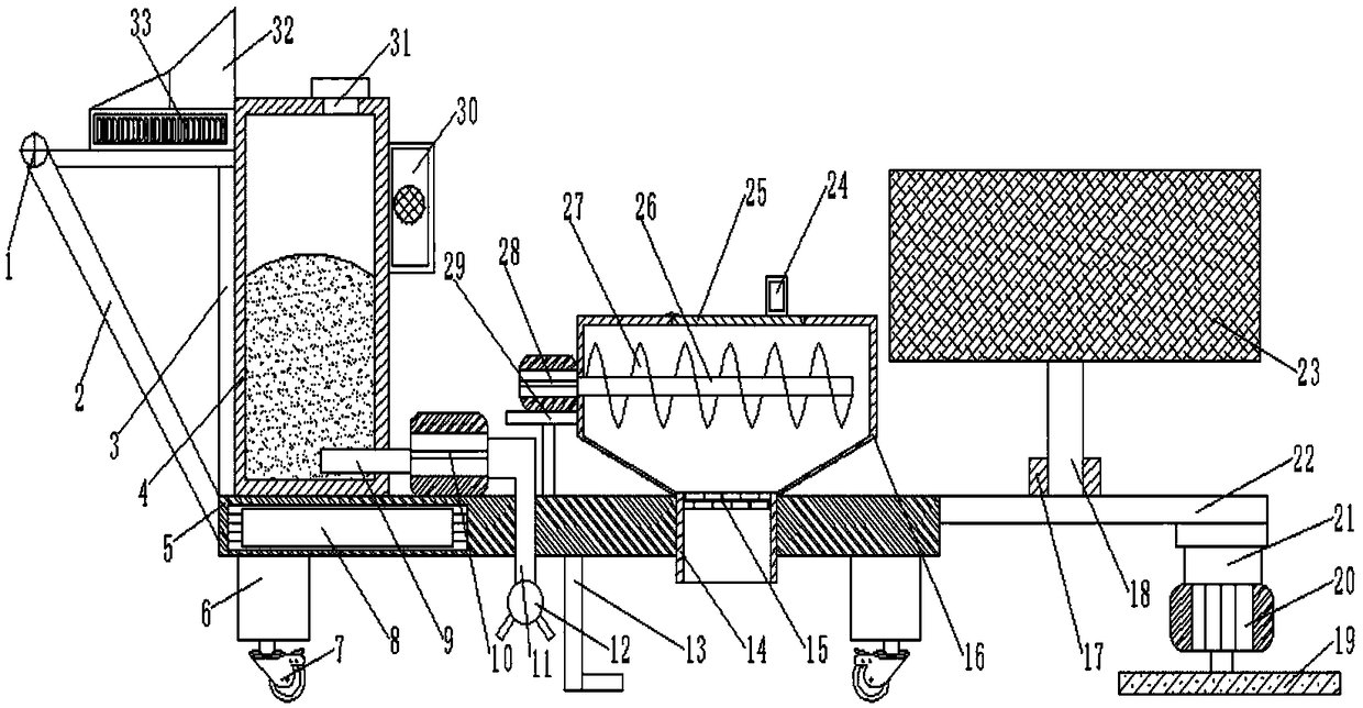 Pavement maintenance device capable of sprinkling water quickly for concrete highway construction