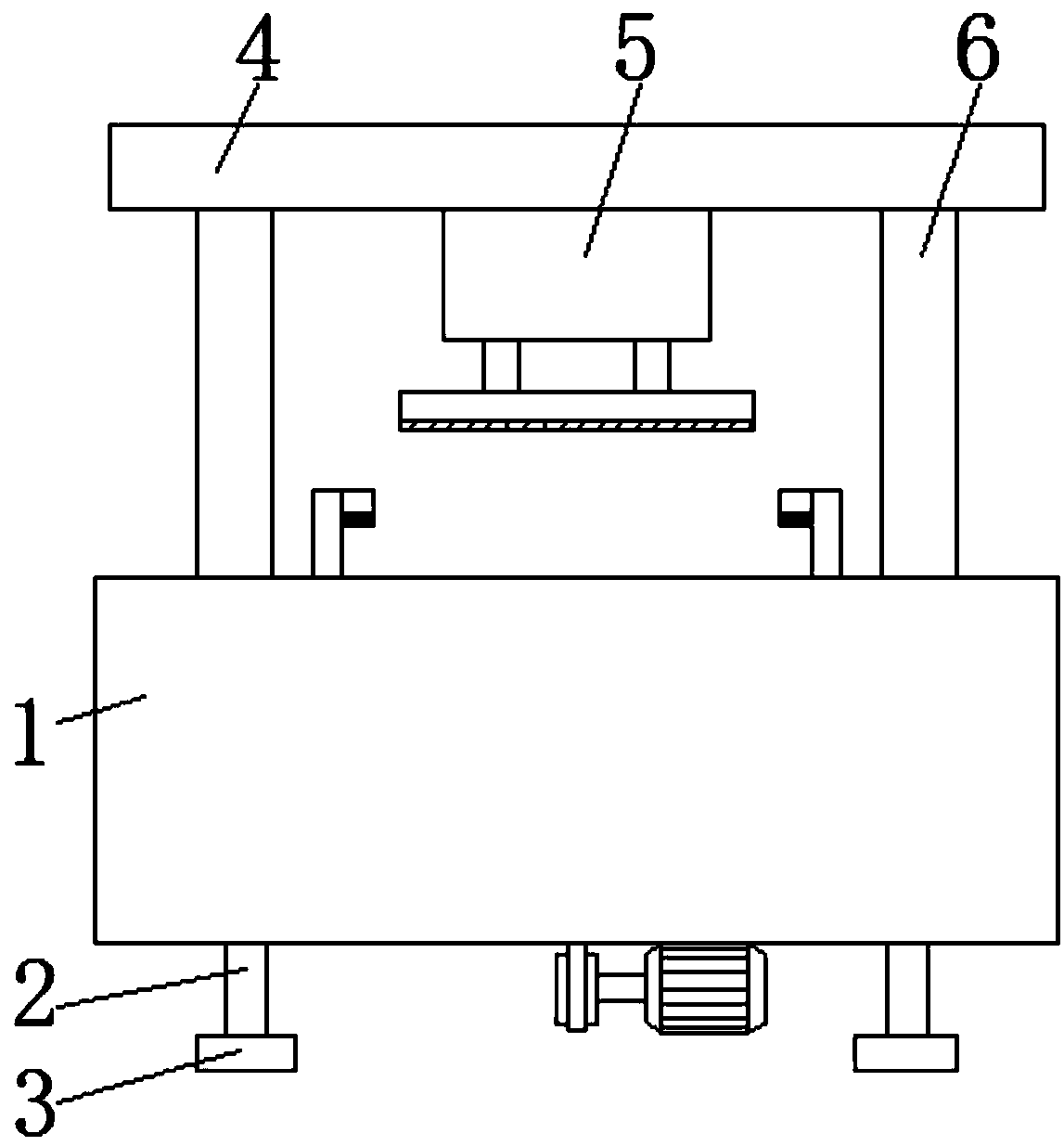 Cutting device for manufacturing luggage