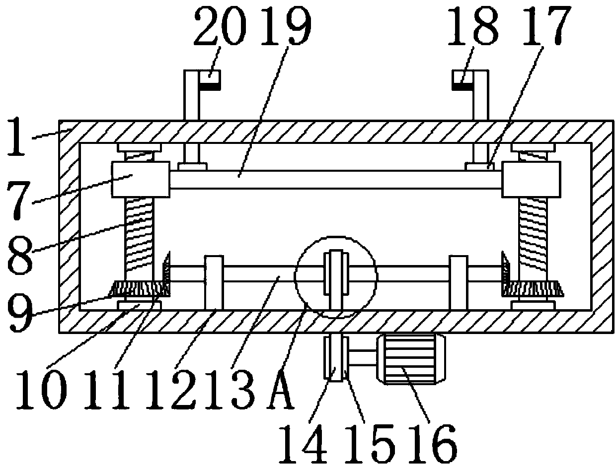 Cutting device for manufacturing luggage