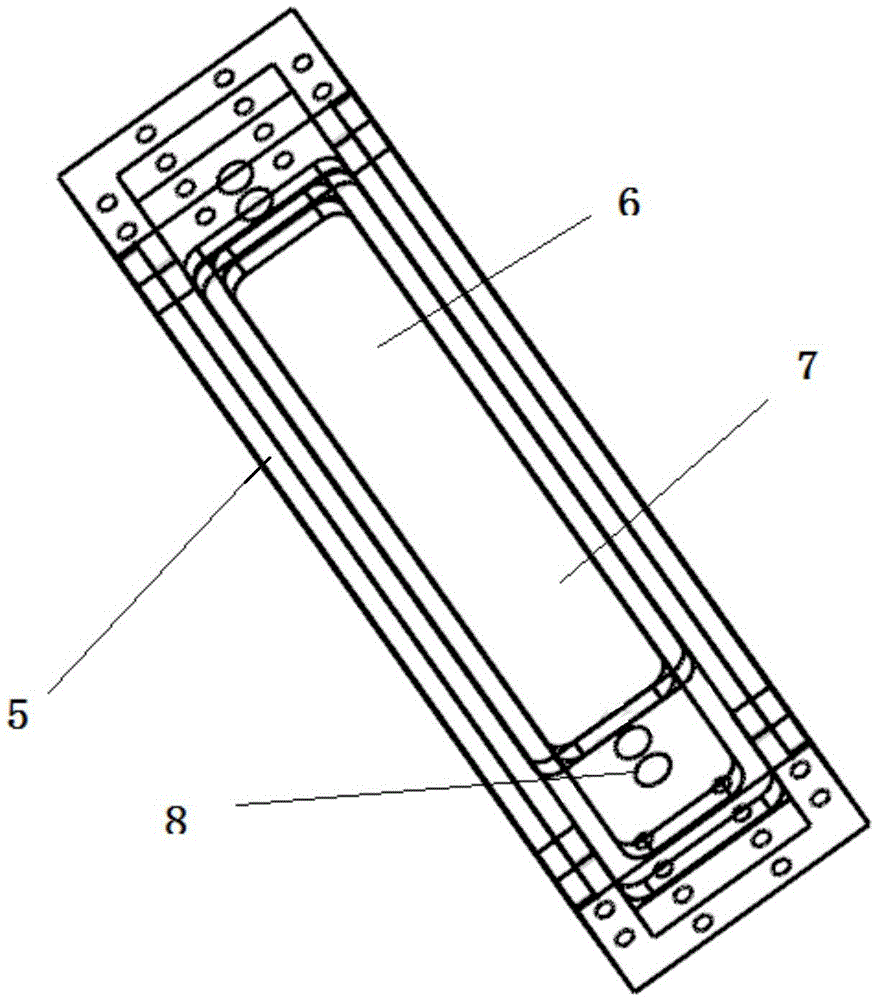 Multi-faceted visualization flow heating experimental device